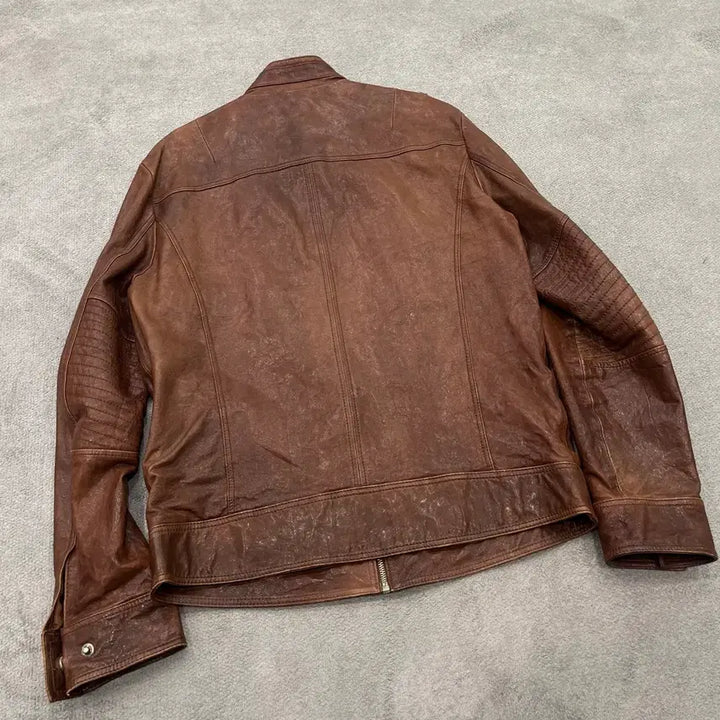 [BUNJANG] 100 TATE Lambskin Quad Pocket Leather Jacket / 100 TATE 양가죽 쿼드포켓 레더 자켓