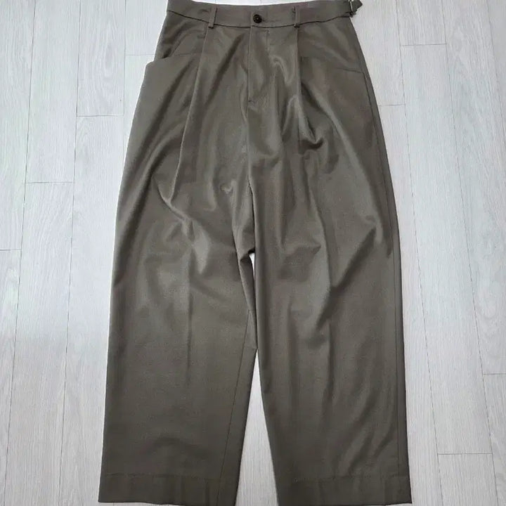 [BUNJANG] Youth Structure Wide Pants Sand Brown S / 유스 스트럭처 와이드 팬츠