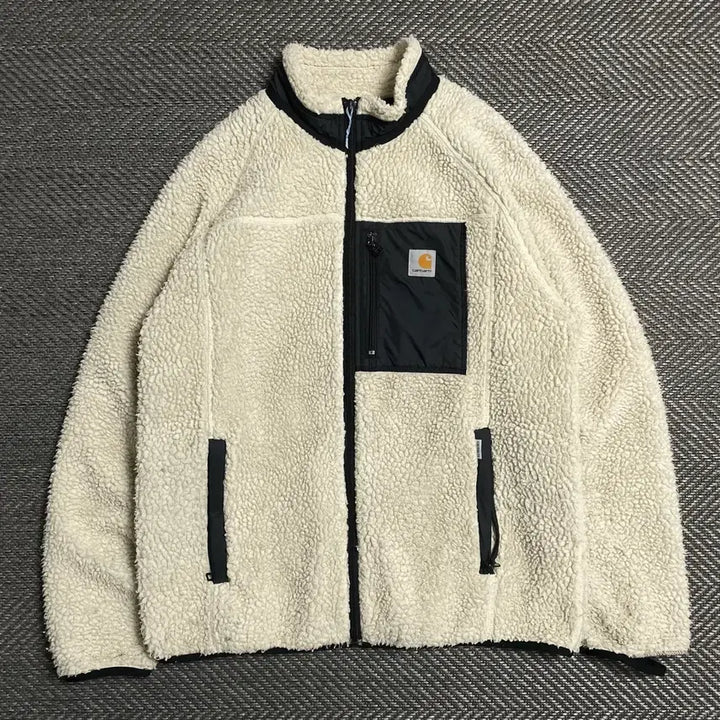 [BUNJANG] Carhartt WIP Patch Logo Sherpa Fleece Jacket / 칼하트 WIP 패치 로고 쉐르파 플리스 자켓y 5420