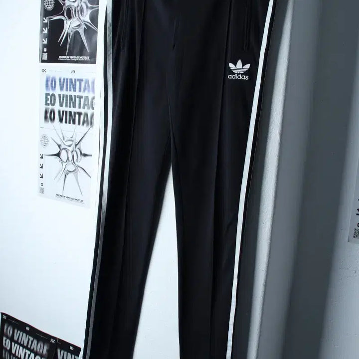 [BUNJANG] Adidas Firebird Track Pants Black Three Stripes Old School / (M) 아디다스 트레이닝복 바지 파이어버드 블랙 삼선 올드스쿨-261D