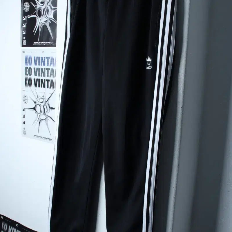 [BUNJANG] Adidas Firebird Training Pants Black / (XL) 아디다스 트레이닝복 바지 파이어버드 블랙 삼선-261E