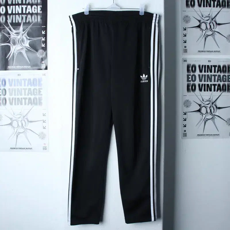 [BUNJANG] Adidas Firebird Training Pants Black / (XL) 아디다스 트레이닝복 바지 파이어버드 블랙 삼선-261E