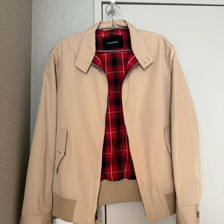 [BUNJANG] Coach Woven Harrington Jacket / 코치 우븐 헤링턴 자켓