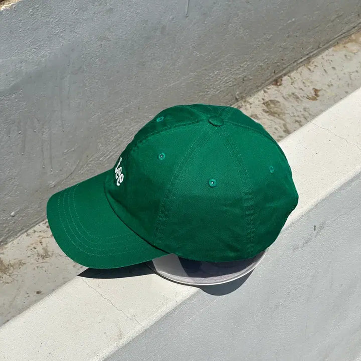 [BUNJANG] Lee Green Logo Ball Cap / [M-L] Lee 리 로고 그린 볼캡 모자