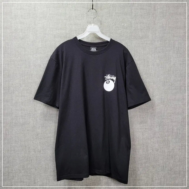 [BUNJANG] Stussy 8-Ball Black Short Sleeve T-Shirt Men&