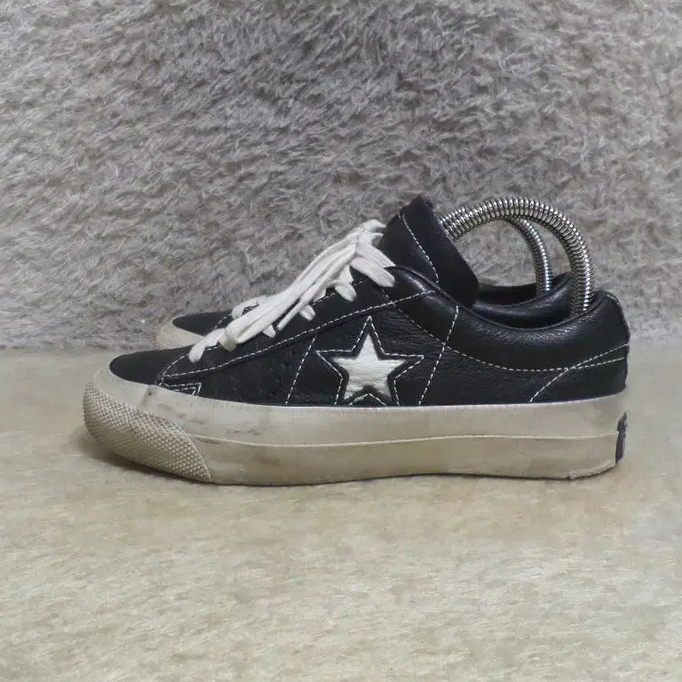 [BUNJANG] John Varvatos Converse One Star Black Sneakers / 후루룩구제 230 컨버스 존바바토스 원스타 블랙 운동화 260501