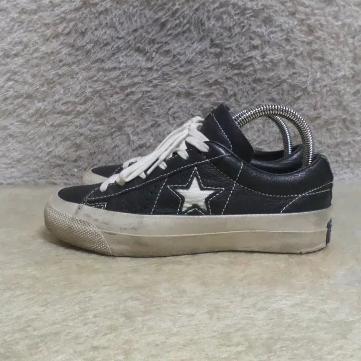 [BUNJANG] John Varvatos Converse One Star Black Sneakers / 후루룩구제 230 컨버스 존바바토스 원스타 블랙 운동화 260501