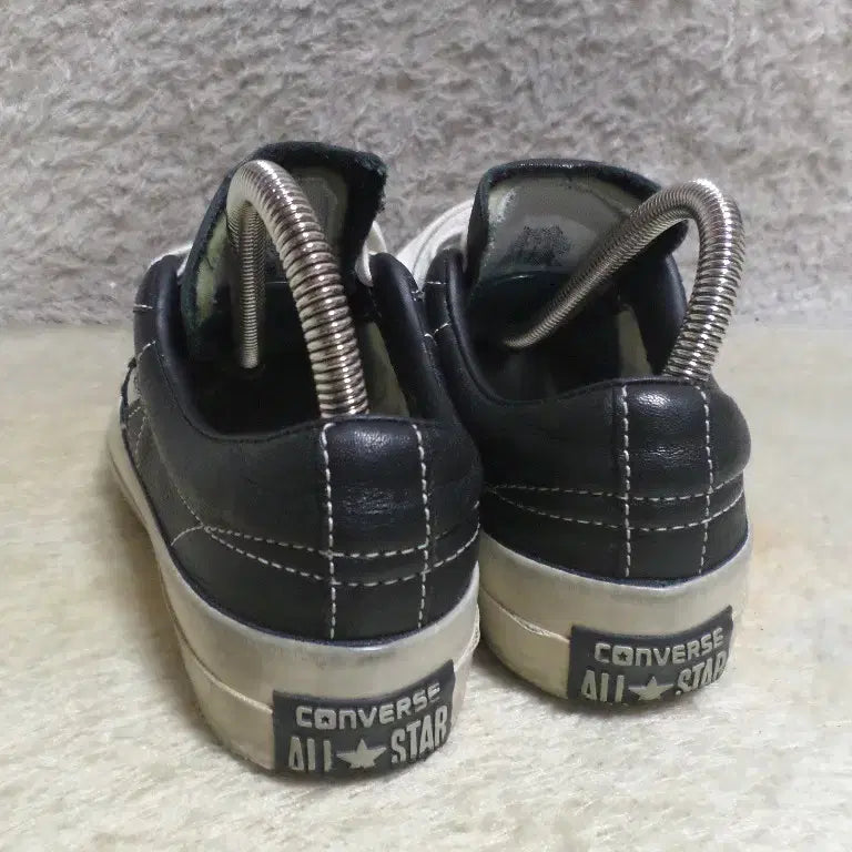 [BUNJANG] John Varvatos Converse One Star Black Sneakers / 후루룩구제 230 컨버스 존바바토스 원스타 블랙 운동화 260501
