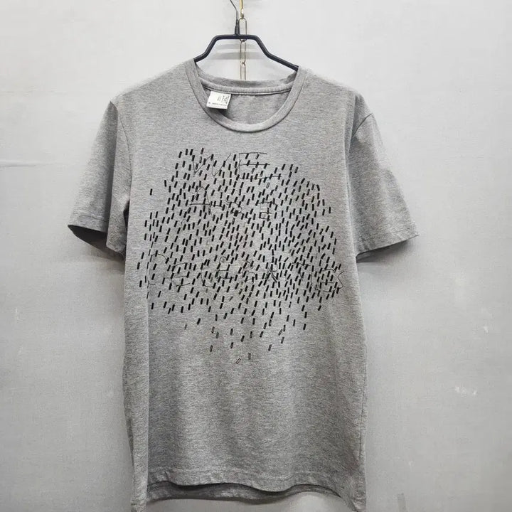 [BUNJANG] NHollywood Archive Beads Graphic Short Sleeve T-shirt M / 엔할리우드 아카이브 비즈 그래픽 반팔티 M