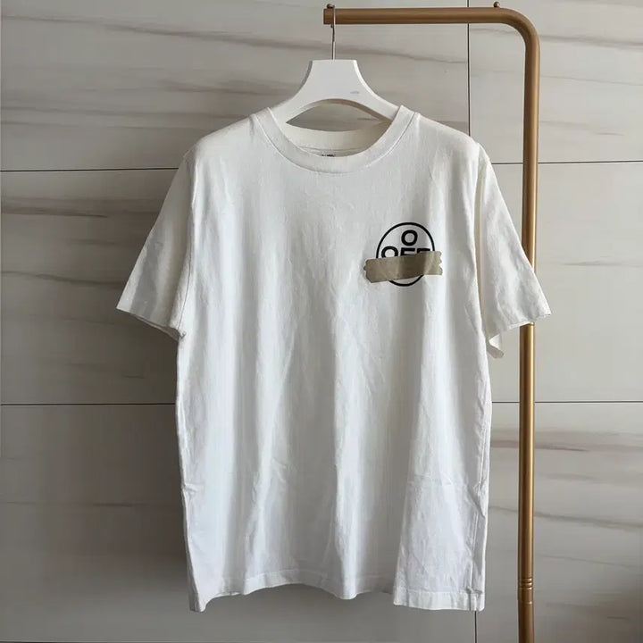 [BUNJANG] Off-White Tape Arrow Short Sleeve T-Shirt / [정품] 오프화이트 테이프 애로우 반팔티