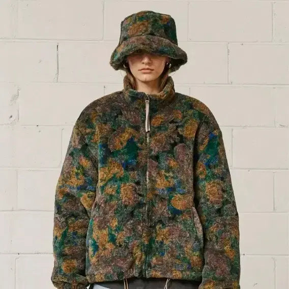 [BUNJANG] 13MONTH Fleece Lined Zip-Up Jacket / 써틴먼스 플리스 누빔 집업 자켓