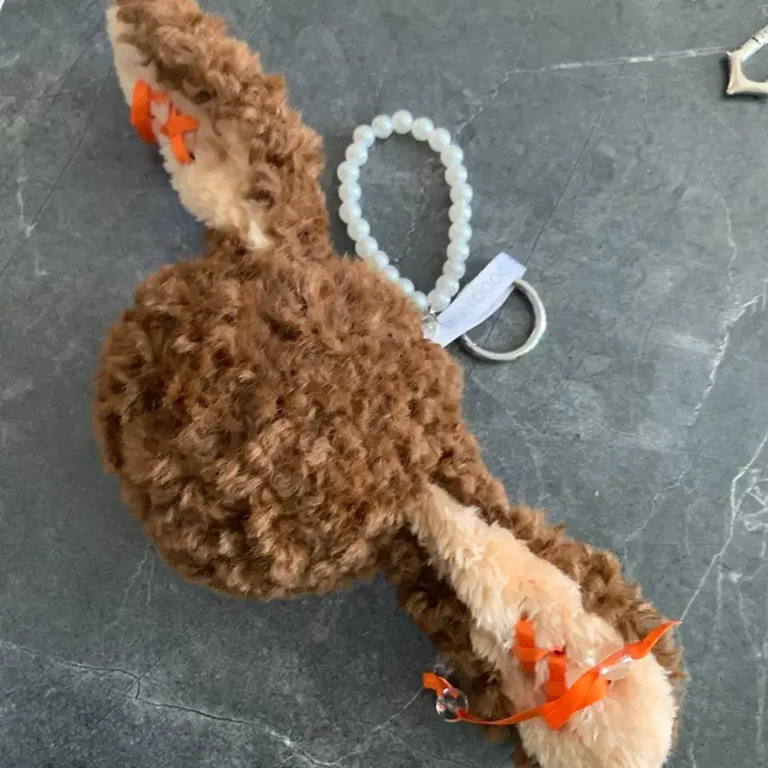 [BUNJANG] Dodonaami Brown Rabbit Doll Keyring / 도도나미 브라운 토끼 인형 키링