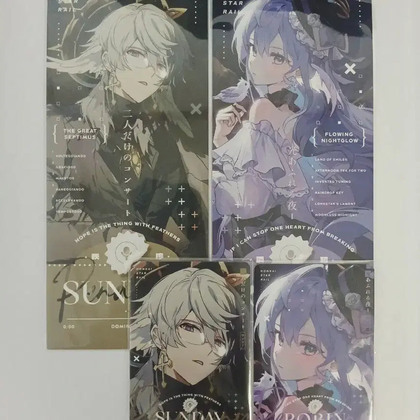 [BUNJANG] Honkai Star Rail Robin Ticket Photocard Bundle Set / 붕괴 스타레일 선데이 로빈 포토카드 티켓 햄지상