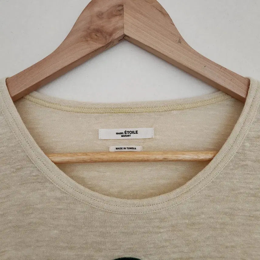 [BUNJANG] Isabel Marant Etoile Linen Short Sleeve T-Shirt (M) / 이자벨마랑 에뚜왈 린넨 반팔티셔츠 (M)