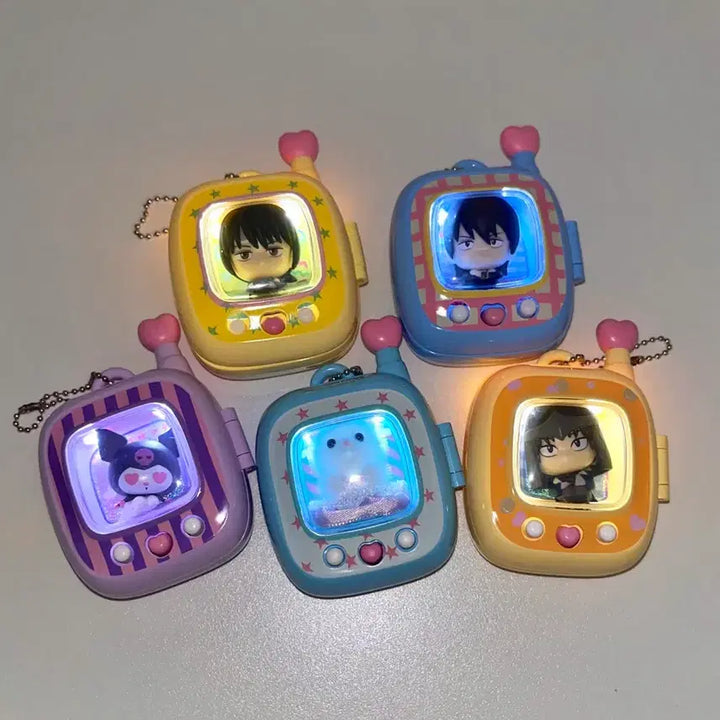 [BUNJANG] Miniso Sanrio Pocket Elf Tamagotchi Keychain Gacha / 미니소 산리오 포켓 엘프 다마고치 키링 가챠 마치보케