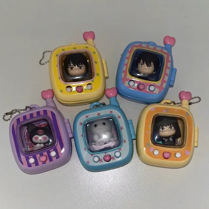 [BUNJANG] Miniso Sanrio Pocket Elf Tamagotchi Keychain Gacha / 미니소 산리오 포켓 엘프 다마고치 키링 가챠 마치보케