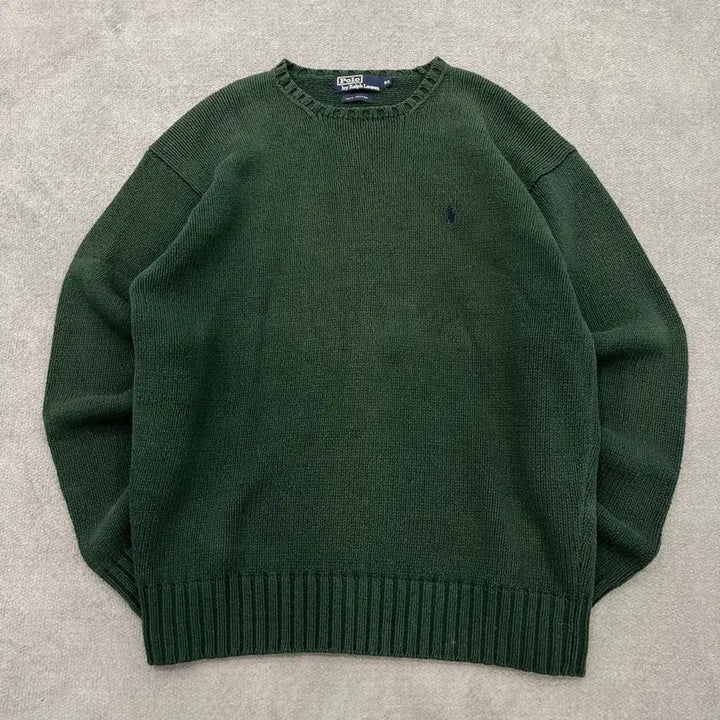 [BUNJANG] Polo Ralph Lauren 95 Green Knit / 95 폴로 랄프로렌 그린 니트