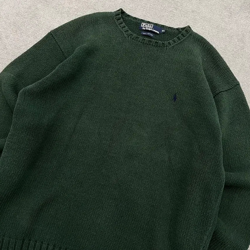 [BUNJANG] Polo Ralph Lauren 95 Green Knit / 95 폴로 랄프로렌 그린 니트