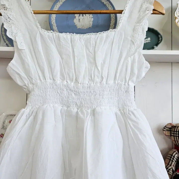 [BUNJANG] Ank Rouge Cotton Lace Dress / 앙크루즈(Ank Rouge) 코튼 레이스 원피스