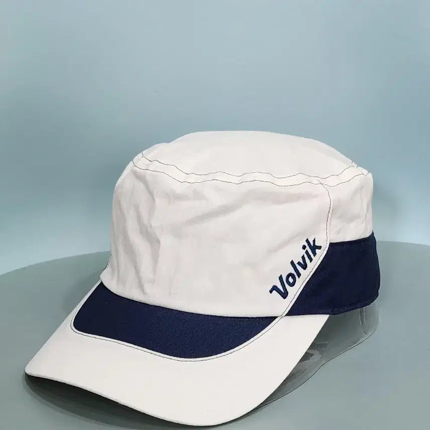 [BUNJANG] Volvik Summer Ball Cap White Navy / 볼빅 Volvik 골프 여름 캡 모자 볼캡 화이트네이비
