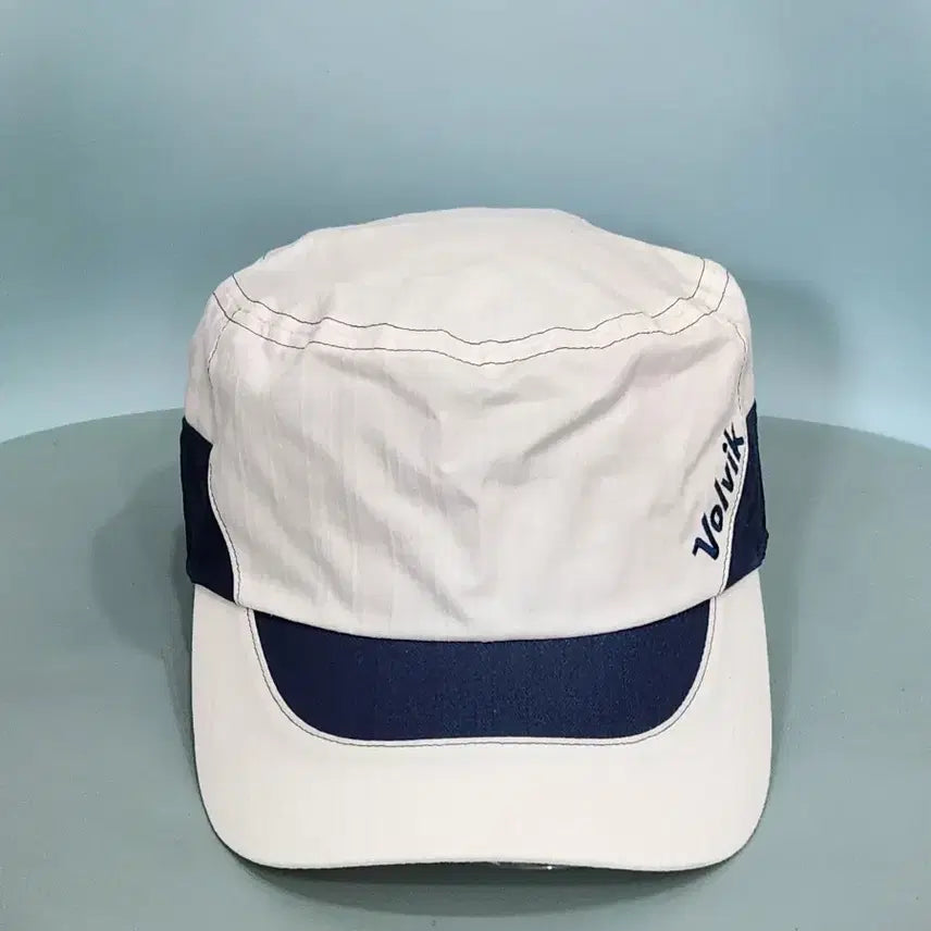 [BUNJANG] Volvik Summer Ball Cap White Navy / 볼빅 Volvik 골프 여름 캡 모자 볼캡 화이트네이비