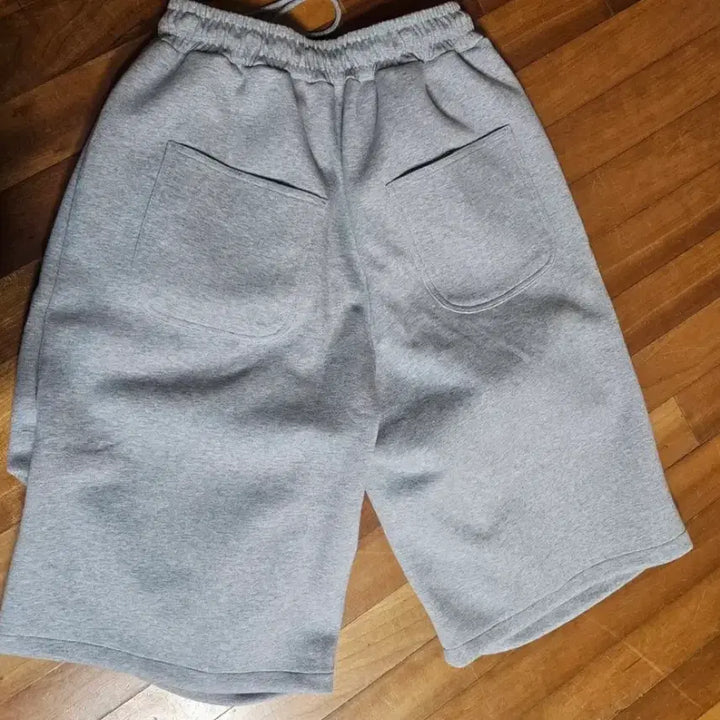 [BUNJANG] Nononude Scuba Shorts Grey / 논노드 스쿠바 쇼츠 그레이(2)