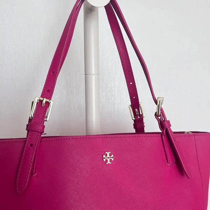 [BUNJANG] Tory Burch Emerson Tote Hot Pink / Tory Burch Emerson Tote in Hot Pink