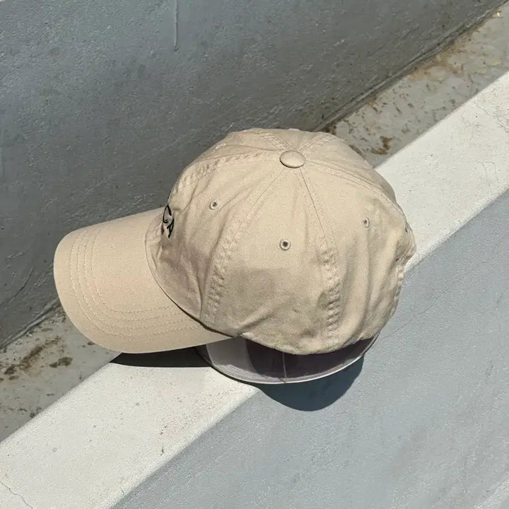 [BUNJANG] AECA White Beige Ball Cap Hat / [F] AECA 에이카화이트 베이지 볼캡 모자