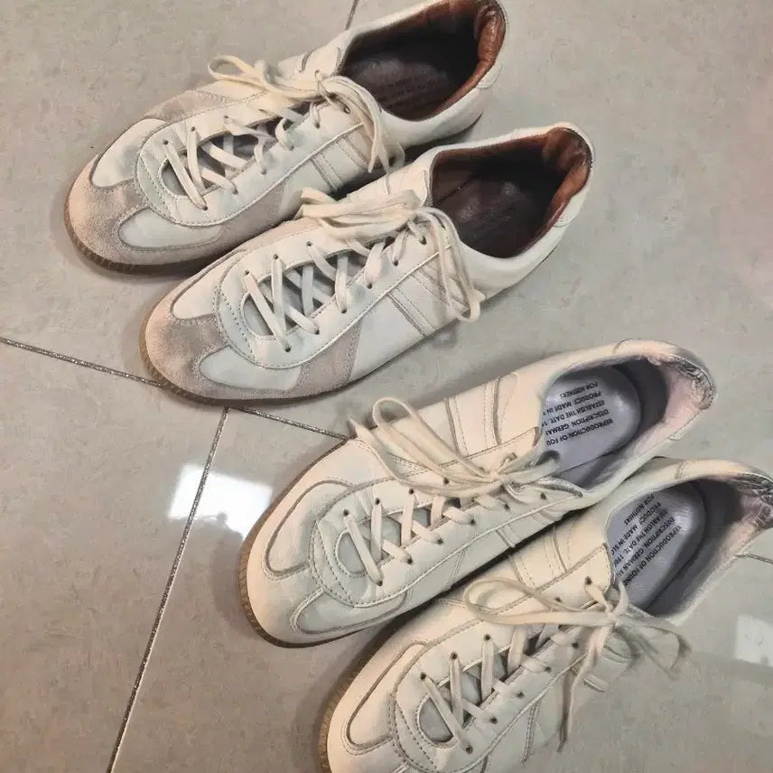 [BUNJANG] Reproduction of Found German Military Sneakers - White / (42, 270)리프로덕션오브파운드 독일군 스니커즈 화이트