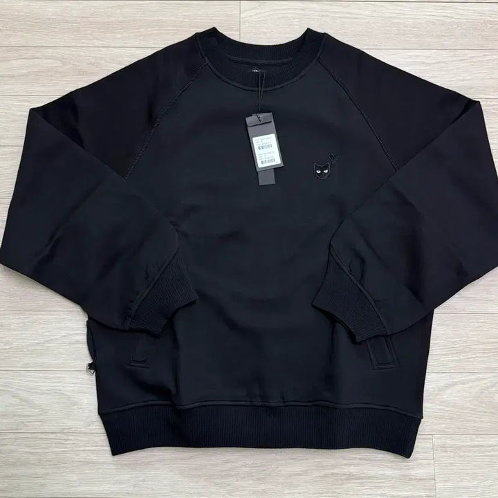 [BUNJANG] SONGZIO ZZERO Panther Hand Drop Crewneck Black S / 송지오 지제로 핸드로프 크루넥 블랙 - S 사이즈
