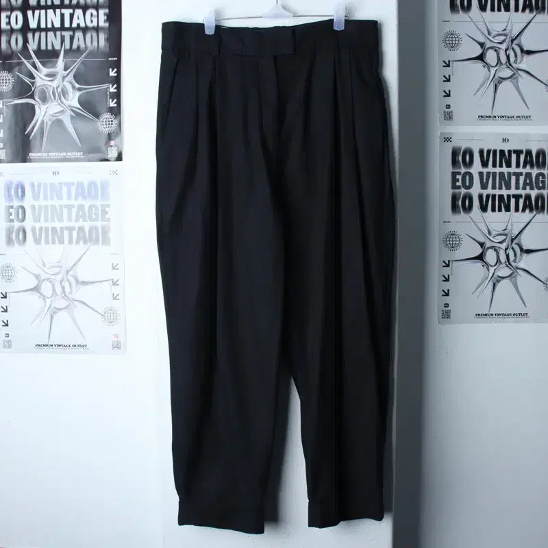 [BUNJANG] COS Two-Tuck Cotton Pants Black / W(XL) 코스 면바지 팬츠 투턱 블랙 놈코어-2627