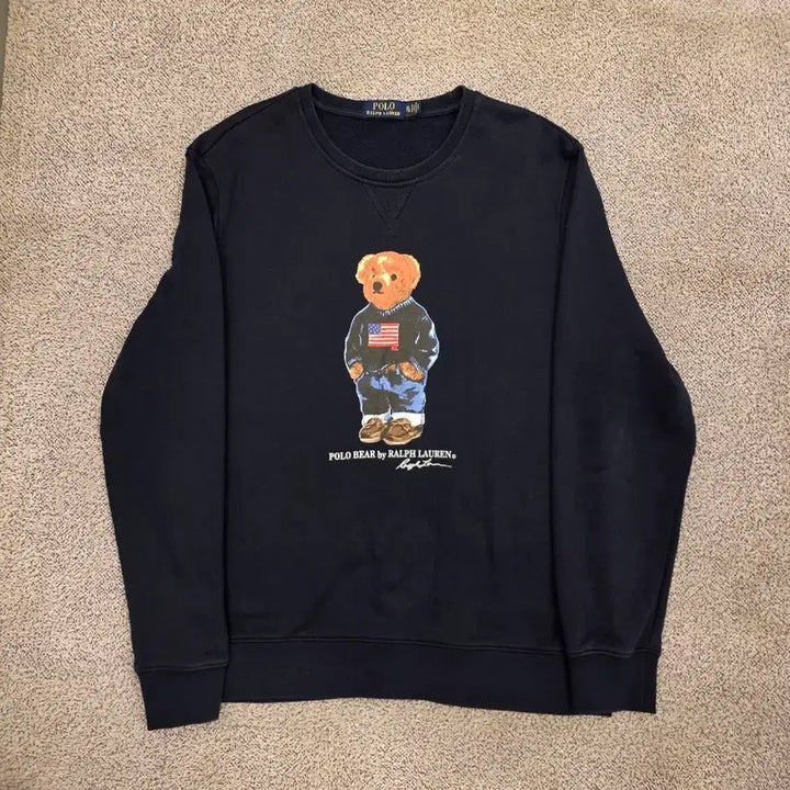 [SOLD OUT] 폴로 랄프로렌 폴로베어 맨투맨 네이비