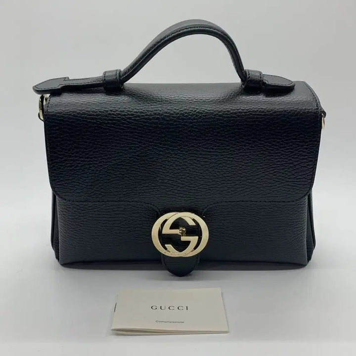 [BUNJANG] Gucci Interlocking Top Handle Bag Black 510302 / 267001300 구찌 인터로킹 탑핸들 블랙 가방 510302