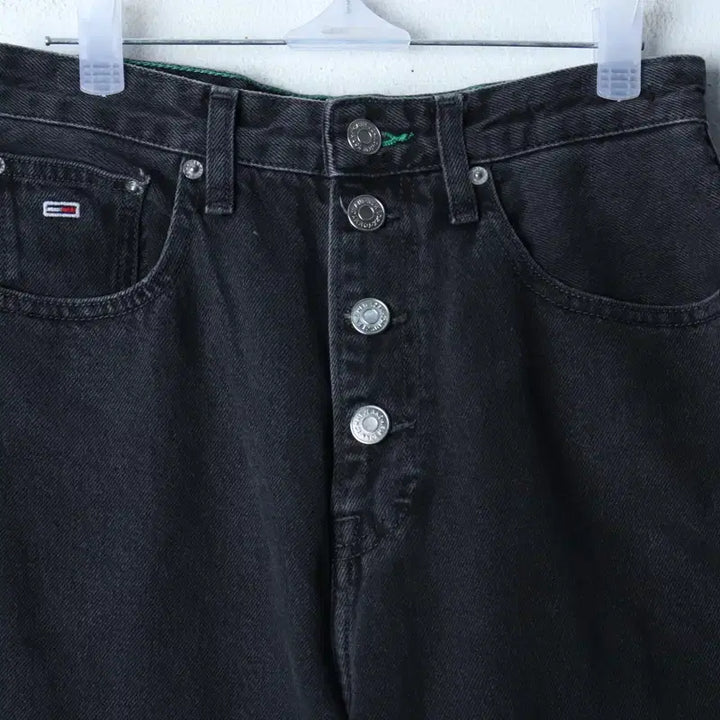 [BUNJANG] Tommy Hilfiger Black Denim Jeans / W(S-M) 타미힐피거 청바지 데님 흑청 아메카지-262A