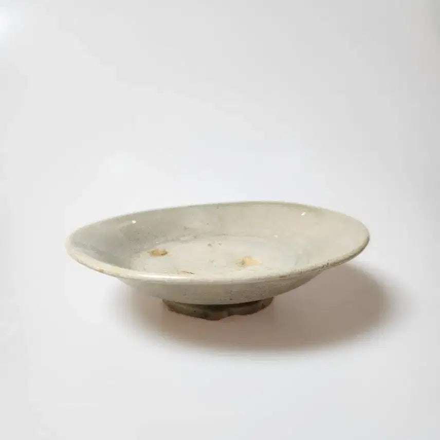 [BUNJANG] Joseon Dynasty Early Celadon Plate / 골동품 조선시대 초기 조선청자접시