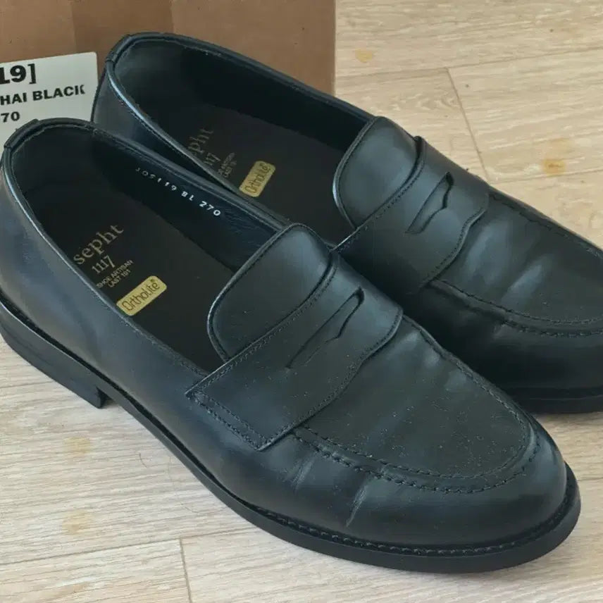 [BUNJANG] Josette Shanghai Loafers Black (270mm / US 9) / 조셉트 상하이 로퍼 (표기 270 실느낌 275)