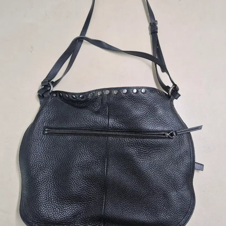 [BUNJANG] Loose &amp; Lounge Black Leather Crossbody Shoulder Bag / (무료배송)루즈앤라운지 블랙 가죽 크로스백 숄더백