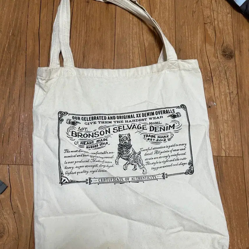 [BUNJANG] BRONSON SELVAGE DENIM Eco Bag / BRONSON SELVAGE DENIM 에코백