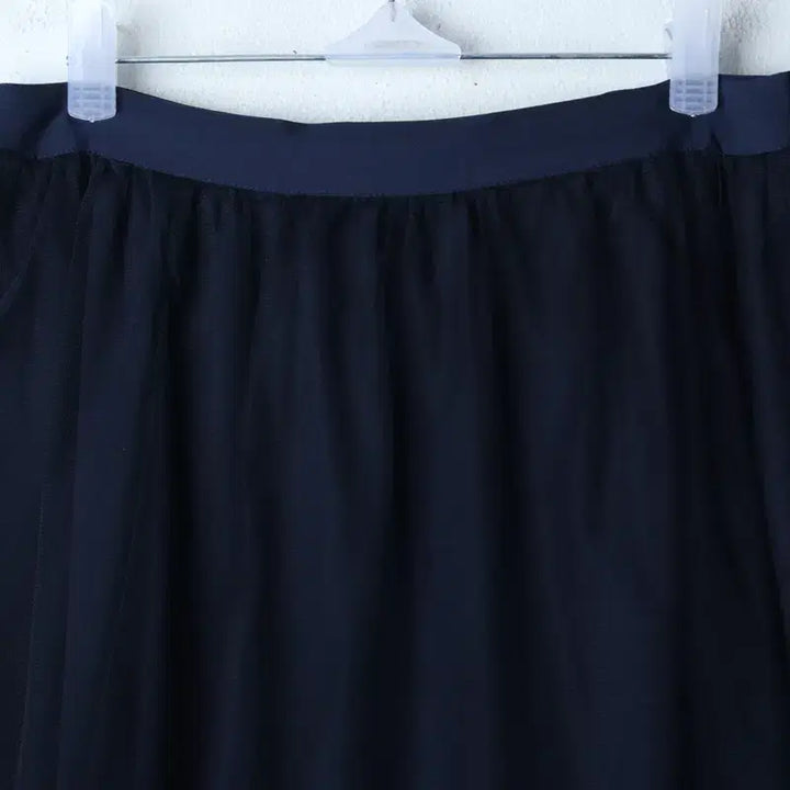 [BUNJANG] DewyDewy Layered Flower Skirt Navy / W(M-L) 듀이듀이 스커트 치마 레이어드 플라워 네이비-262F