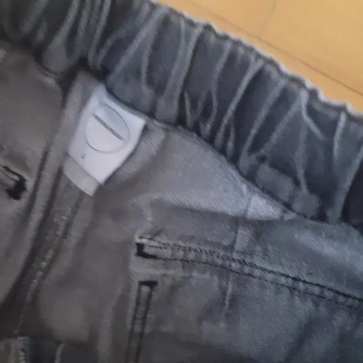 [BUNJANG] Wide Leg Denim Pants with Belt Detail / 와이드 데님 벨트바지