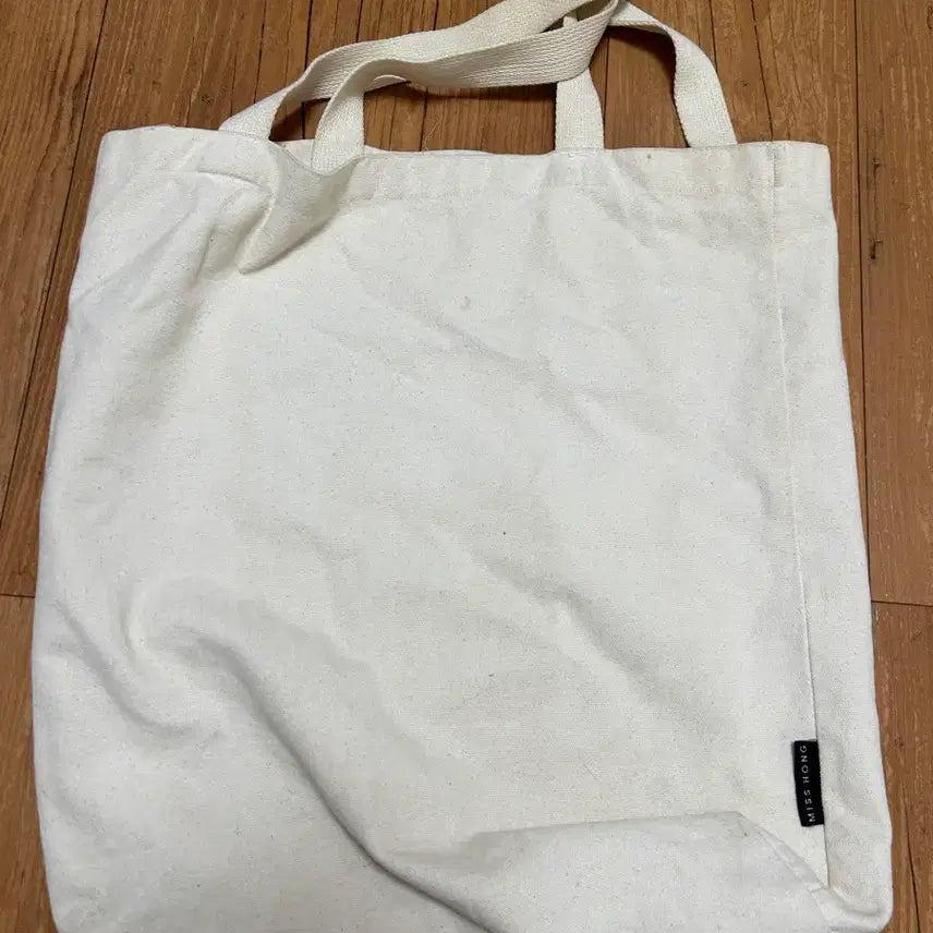 [BUNJANG] Miss Hong Ivory Big Eco Bag / 미스홍 아이보리 빅 에코백