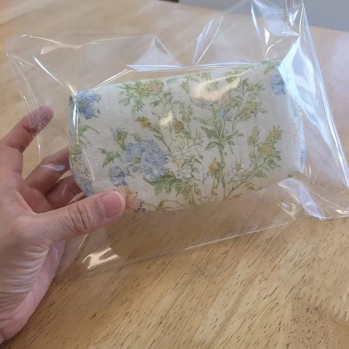 [BUNJANG] Botanical Pattern Quilted Pouch / 보테니컬 파우치