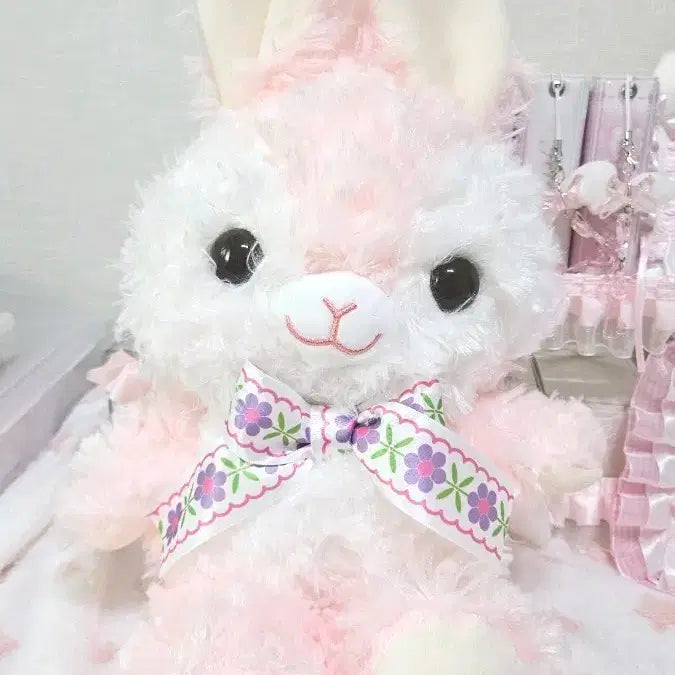 [BUNJANG] Amuse Rosy Bunny Pink Rabbit Plush 25cm / 어뮤즈 로지버니 핑크 토끼 인형