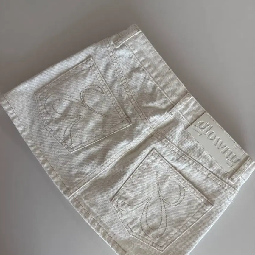 [BUNJANG] Glony 99 Low Rise Mini Skirt White S Size / 새상품) 글로니 99 로우라이즈 미니스커트 화이트 s사이즈