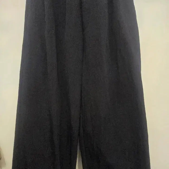 [BUNJANG] Black Adjustable Hem String Pants / 바스락 블랙 밑단조절 스트링  팬츠