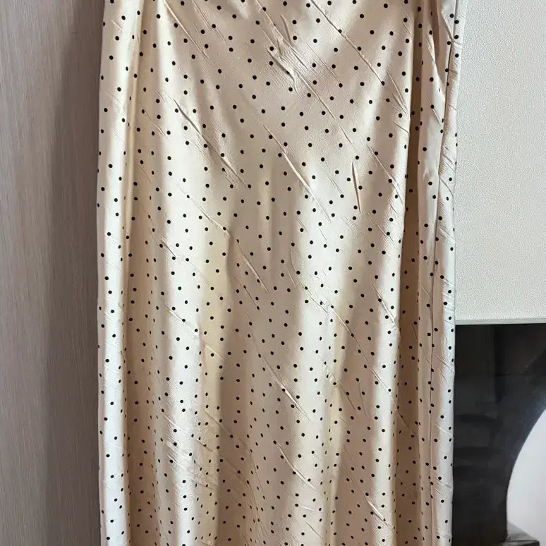 [BUNJANG] Ponytail Wrinkle Polka Dot Skirt / 포니테일 링클 폴카 도트 스커트