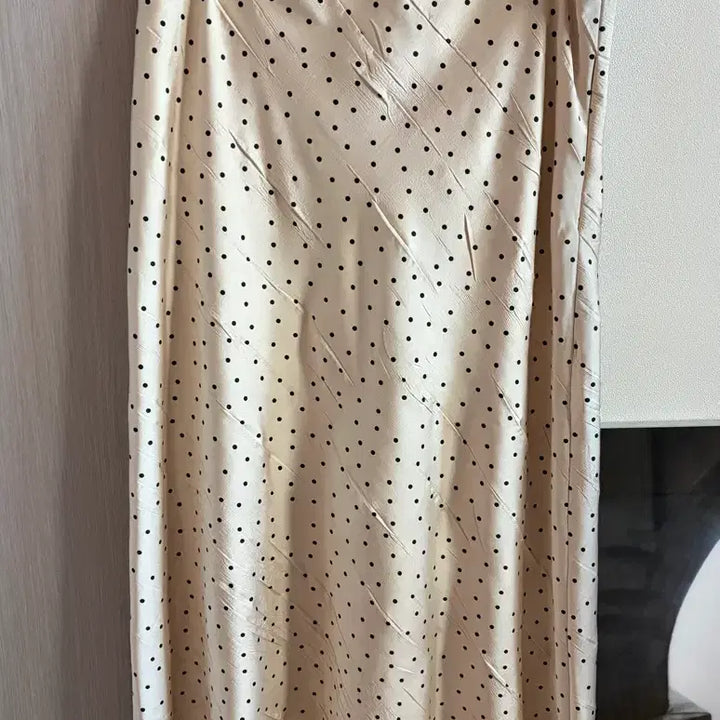[BUNJANG] Ponytail Wrinkle Polka Dot Skirt / 포니테일 링클 폴카 도트 스커트