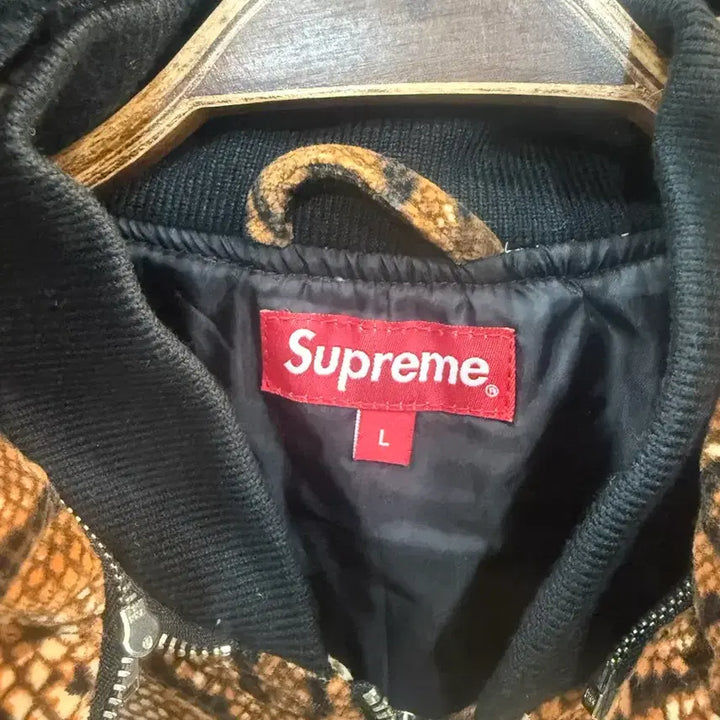 [BUNJANG] Supreme 14SS Snakeskin Hooded Bomber Jacket / 100/14ss 정품 슈프림 스네이크스킨 후드 붐버자켓 팝니다