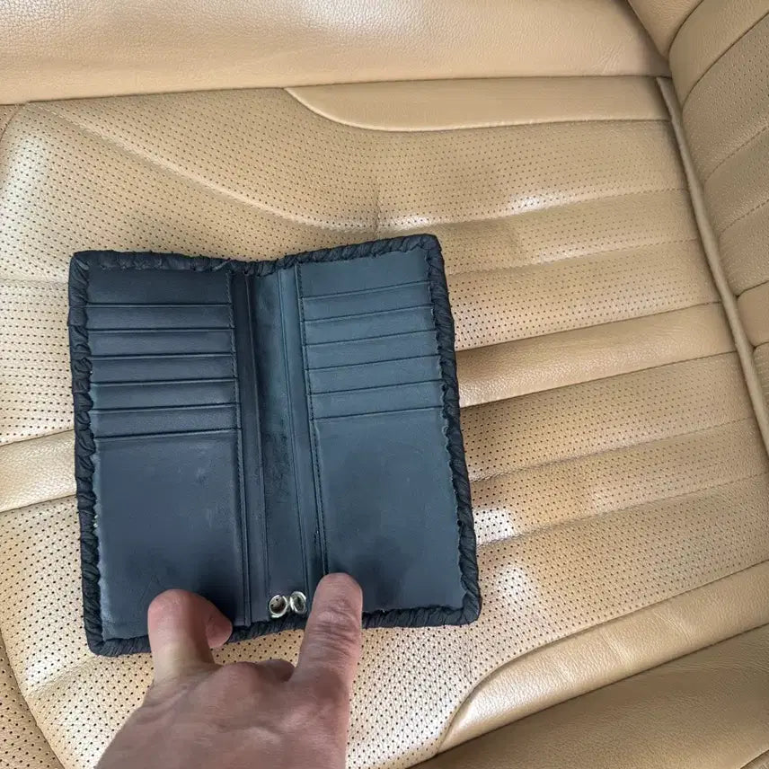 [BUNJANG] Genuine Crocodile Leather Bifold Wallet / 악어가죽지갑