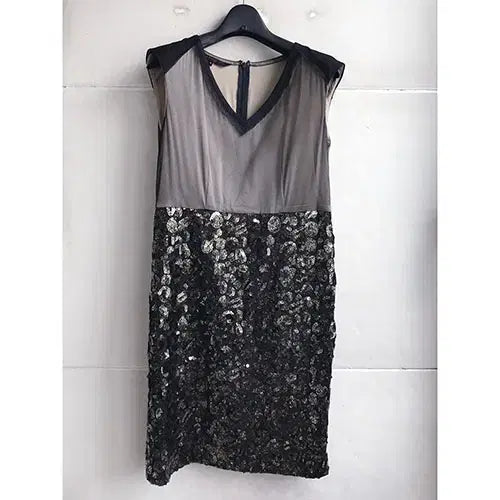 [BUNJANG] Objets Genuine Polyester Blend Sequin Dress / 오브제 정품 - 55/새거수준